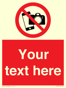 Custom No filming or photography